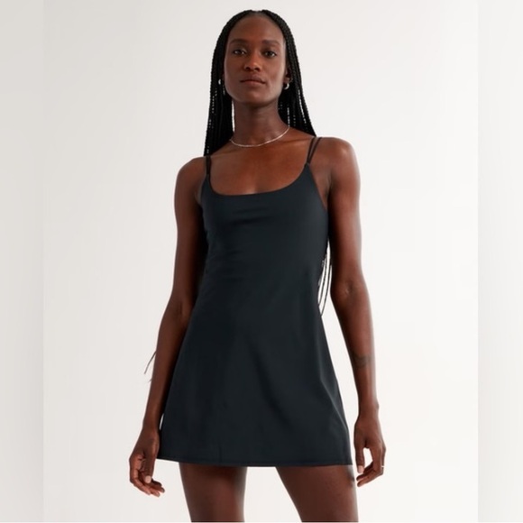 Abercrombie & Fitch Dresses & Skirts - Abercrombie & Fitch Black Mini Athletic Tennis Dress Pockets XS